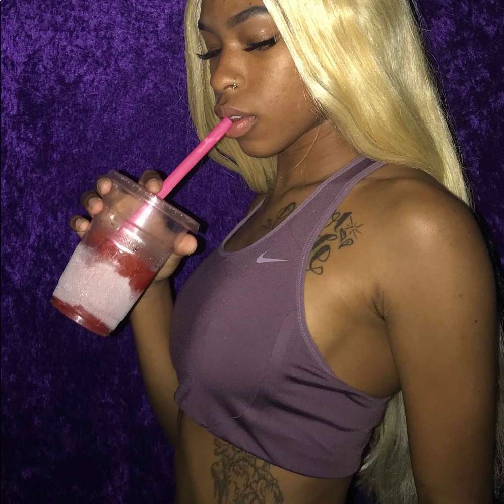 Purple Nike Sports Bra